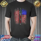Brandon let's go quick quote fun funny laugh American flag Premium T-Shirt Unisex