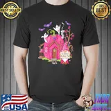 Breast Cancer Awareness Pink Halloween Gnome In October We Wear Pink Shirt