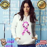 Breast Cancer Awareness Ribbon Pink Camo Survivor T-Shirt