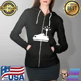 Bumper Car T-Shirt Full Zip Hooded
