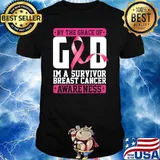 By The Grace of God, I'm A Survivor Breast Cancer Survivor T-Shirt