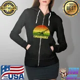Camarasaurus vintage Dinosaur Premium T-Shirt Full Zip Hooded