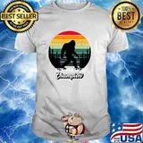 Camper Hide and Seek Bigfoot Champion Retro 1967 Funny T-Shirt