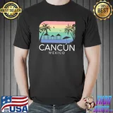 Cancun Mexico Retro Mexican Resort Vacation Summer Trip 2022 T-Shirt