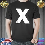 Capital Letter X Matching Group Letters Alphabet Costume T-s Unisex