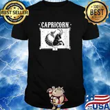 Capricorn Zodiac Sign Sea Goat Astrology January Birthday T-Shirt