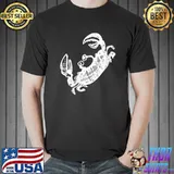 Cartoon Drawing Crab Illustration T-Shirt Unisex