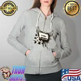 Cassette Tape With Wings Shirt Full Zip Hooded