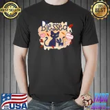 Cat Halloween Blessed Shirt