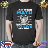Cat - I Used To Hate Math Nơ I Count Carbs To Live Diabetes Awareness Shirt