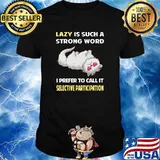 Cat Lazy Selective Participation Persian Cat 01 T-Shirt