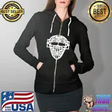 Catcher Protective Face Mask Premium T-Shirt Full Zip Hooded