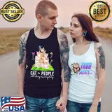 Cats Over People All Day Everyday Butterfly Shirt Tank Top