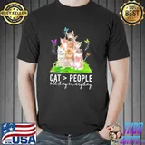 Cats Over People All Day Everyday Butterfly Shirt Unisex