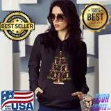 Charleston Dance Xmas Lighting Charleston Christmas Tree T-s Hoodie