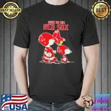 Charlie Brown And Snoopy Here We Go Atlanta Braves Shirt
