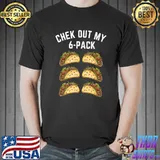 Check Out My Six Pack Taco Funny Taco Premium T-Shirt