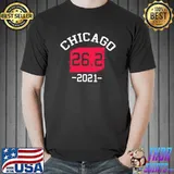 Chicago 26.2 2021 Marathon Running Runners t-shirt