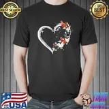 Chicken Loves Heart Shirt Unisex