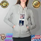 Chriska Polaroid Classic T-Shirt Full Zip Hooded