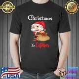 Christmas In October Cute Ghost Around A Christmas Tree santa claus Classic T-Shirt Unisex