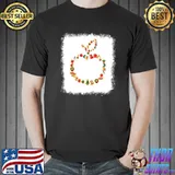 Christmas Teacher Apple Funny Teacher Life Merry Xmas T-Shirt Unisex