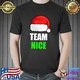 Christmas Team Nice Shirt, Matching Family Pajama, Naughty T-Shirt