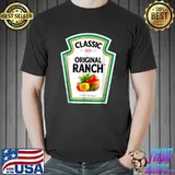 Classic original Ranch Sauce Green Salad Dressing Halloween T-Shirt Unisex