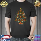 Cockroach Insects Lover Lighting Cockroach Christmas Tree T-Shirt Unisex