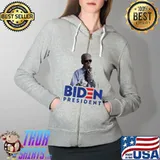 Cool Joe Biden For President Holding Ice Cream & Money Classic s Full Zip Hooded