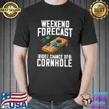 Cornhole Board Game Bags Rules Player T-shirt