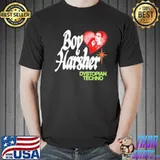 Couple Heart Boy Harsher Dystoplan Techno Shirt Unisex