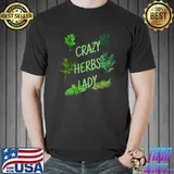 Crazy Herbs Lady Gardener T-Shirt Unisex