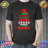 Crook Family Christmas Baking Crew Matching Elf T-Shirt