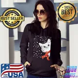 Cute Cat hello Christmas Shirt