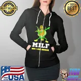 Dabbing Corn Cob Milf Man I Love Farming Shirt Full Zip Hooded