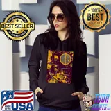 Dark Peace Love Flower Shirt