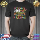 December Girls 1966 Funny 55th Birthday 55 Years Old Bday Premium T-Shirt