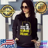 Denzel Washington Fan dreams without goals remains dreams T-Shirt
