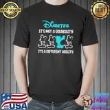 Diabetes It’s Not A Disability It’s A Different Ability Mickey Mouse Autism Shirt Unisex