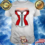 Dirndl Oktoberfest Costume Halloween Pretzel T-Shirt