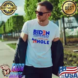 Dog Biden Foreign Policy Leading From Behind Thanks A Lot Hole Shirt Unisex
