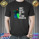 Don't Make Me Get My Flying Monkeys Funny Witch Costume Raglan Baseball T-shirt