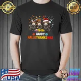 Donkey Happy HalloThanksMas Halloween Thanksgiving Christmas Premium T-Shirt
