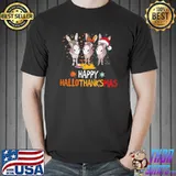 Donkey Happy HalloThanksMas Thanksgiving Shirt