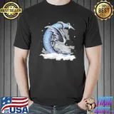Dragon Sleeping With Moon Shirt