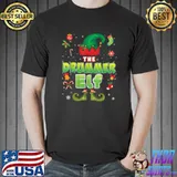 Drummer Elf Christmas Cute Suit Merry Xmas Costume Sweater T-Shirt