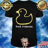 Duck Fiabetes, Type 1 Diabetes sucks T-shirt