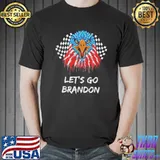 Eagle Nascar Let’s Go Brandon America Flag Shirt