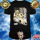 Erik Jones Checkered Flag U.S. Airforce Shirt